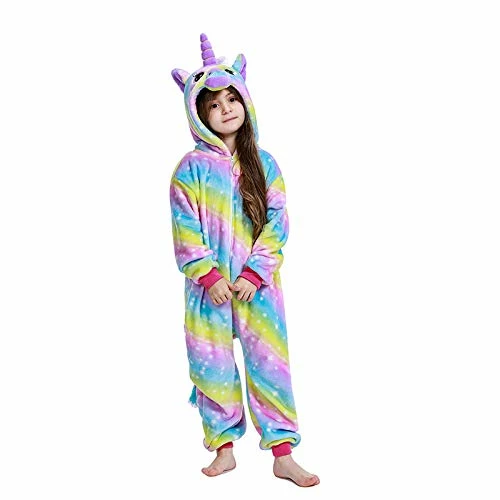 Brand new π HQFURS Kids Onesie Rainbow Unicorn 𧨠- Image 7
