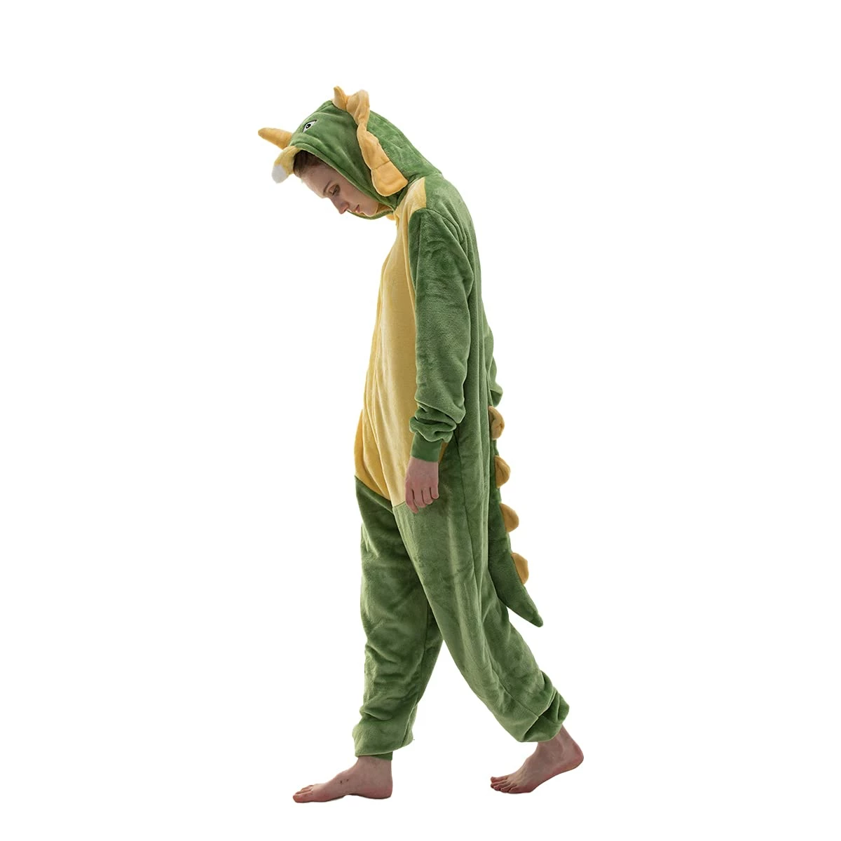 Cheap 𧨠Pajama City Snug Fit Unisex Adult Onesie Pajamas, Cosplay Animal One Piece π Halloween Costume Sleepwear Homewear Triceratops Triceratops π§¨