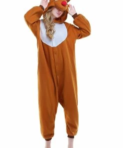 Brand new 🥰 NEWCOSPLAY Footless Reindeer | Adult 🔔 Christmas Pajamas For 👩 Womens | Small 🥰
