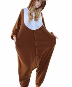 Buy ⌛ NEWCOSPLAY Dark Brown Reindeer | Adult 🔔 Christmas Pajamas For 👩 Womens | Small 🌟