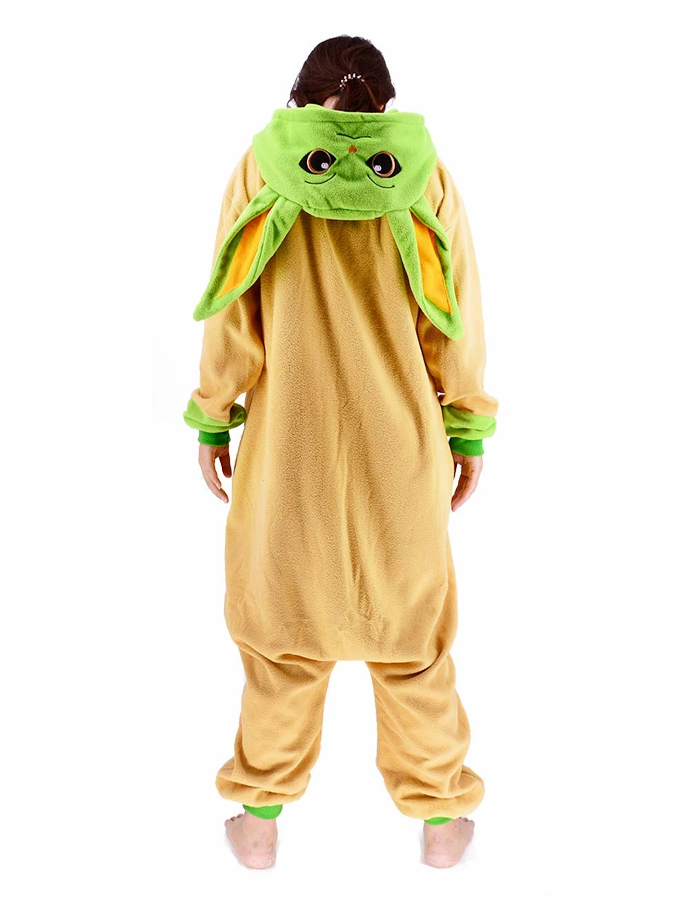 Best deal π Pajama City Yoda | Adult Onesie Costume | Large And X-Large New Yoda Onesies π - Image 4