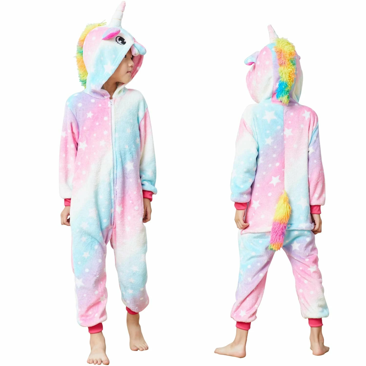 Deals π Pajama City Galaxy Starry Unicorn | Kids Onesie | 4-12 Years βοΈ