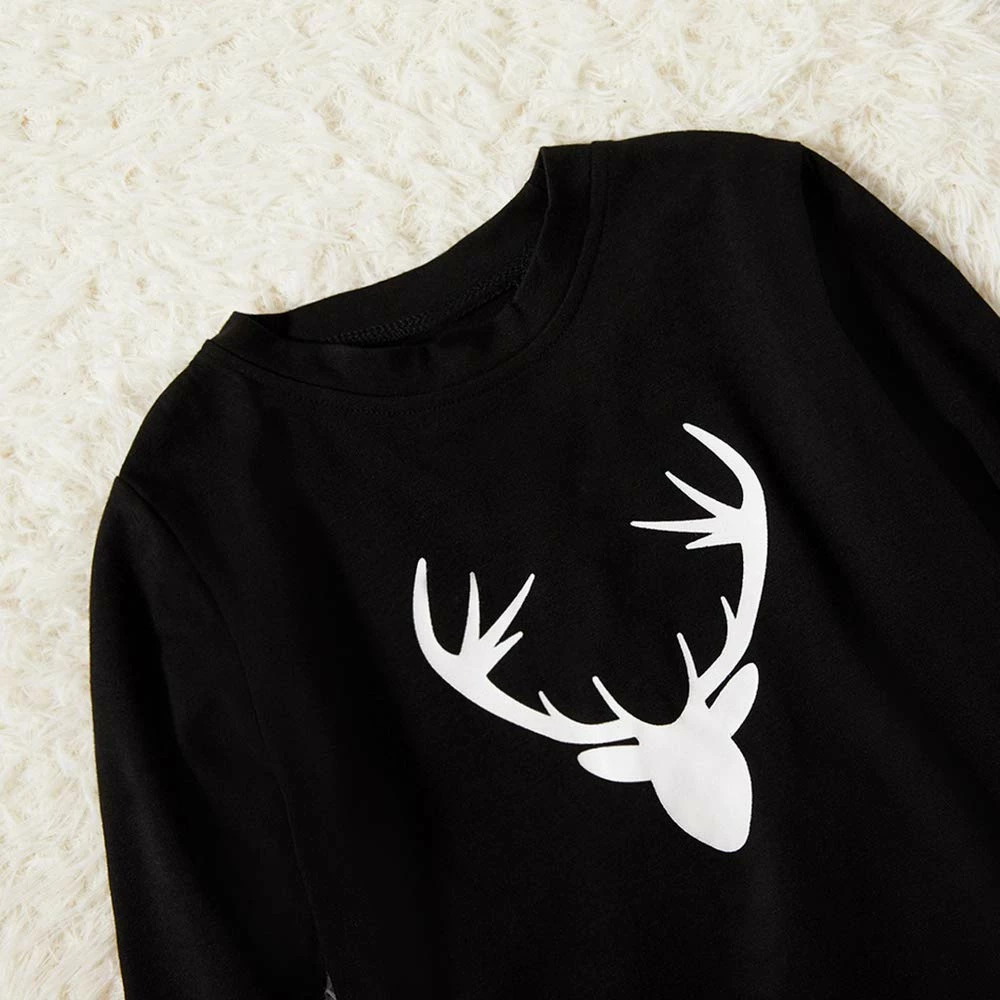 Cheapest π IFFEI Reindeer Head Red & Black | Family π Christmas Pajamas | Men's XX-Large π€© - Image 5