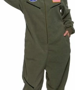 Cheapest 🎉 PajamaCity 👩 Womens Fighter Pilot Costume - Adult Onesie - Cosplay 👍