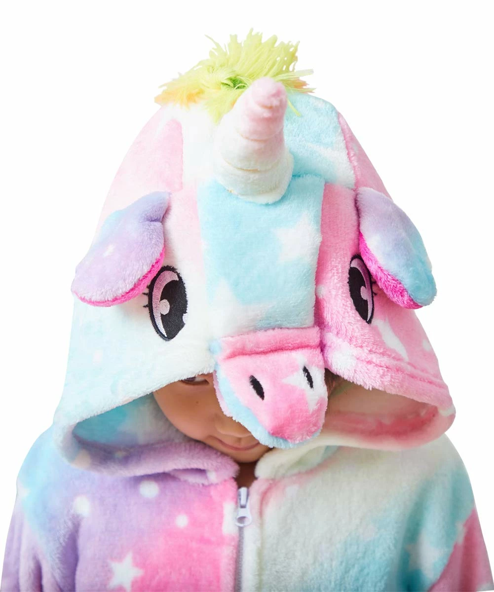 Deals π Pajama City Galaxy Starry Unicorn | Kids Onesie | 4-12 Years βοΈ - Image 2