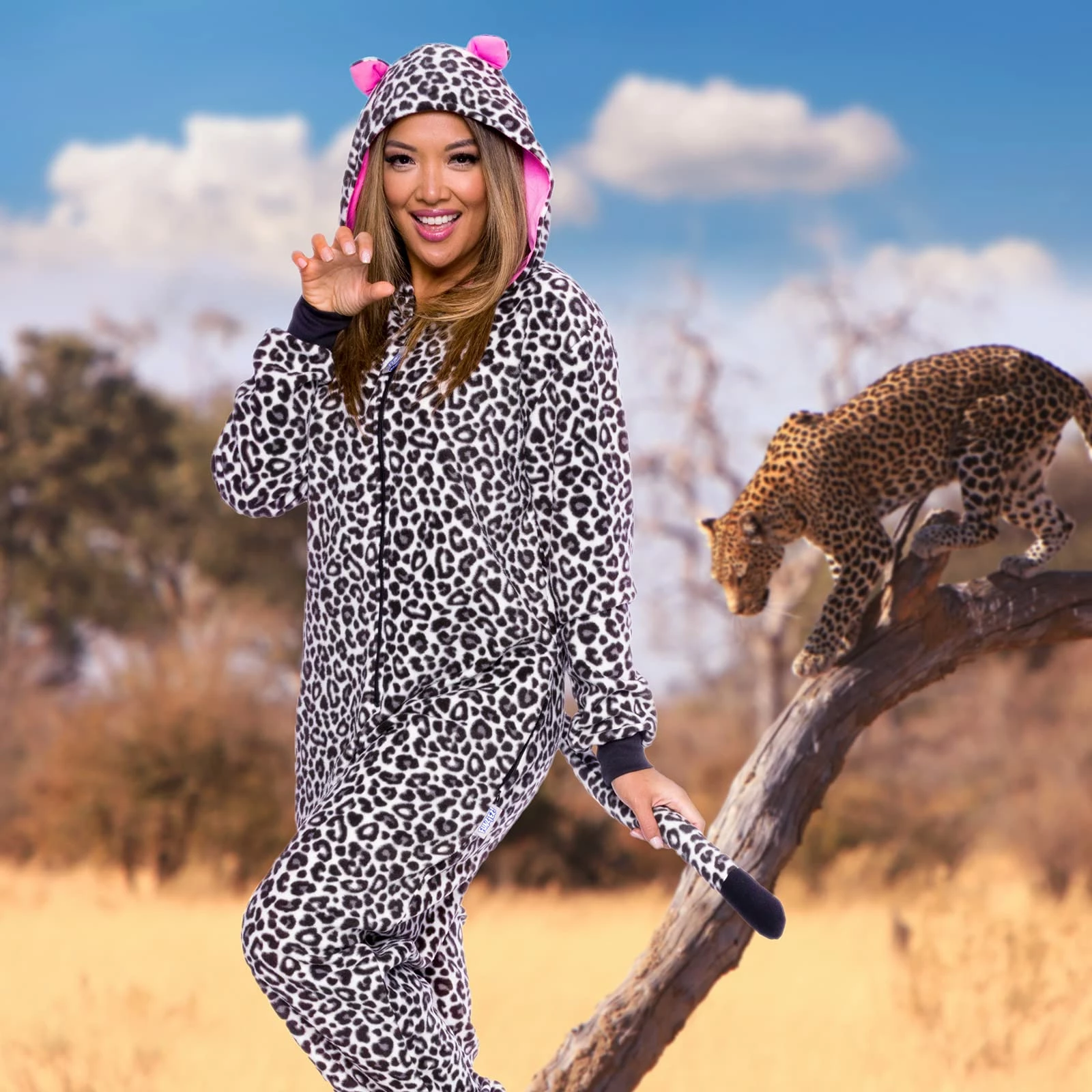 New π― PajamaCity π© Womens Leopard Pajamas - Animal Onesie Pajamas - Slim Fit One Piece - Comfortable Jumpsuit π - Image 16