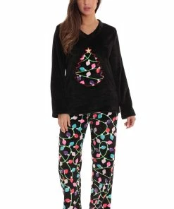 Best Sale 🤩 Just Love Colorful 🎄 Christmas Tree | Adult 🎄 Christmas Pajamas For 👩 Womens | X-Large ✔️