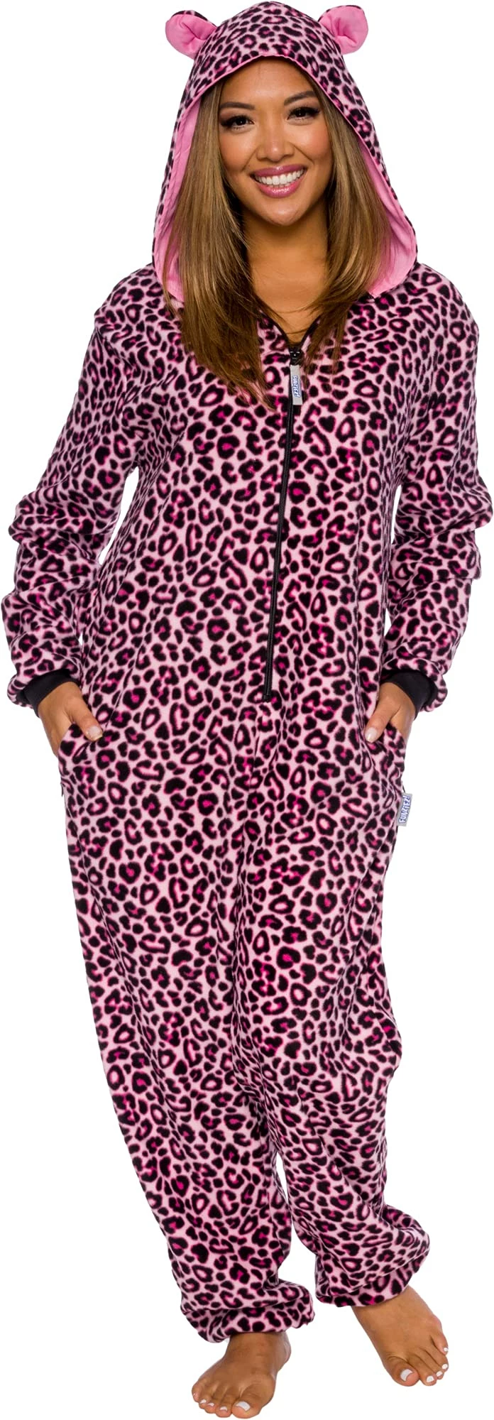 New π― PajamaCity π© Womens Leopard Pajamas - Animal Onesie Pajamas - Slim Fit One Piece - Comfortable Jumpsuit π - Image 9