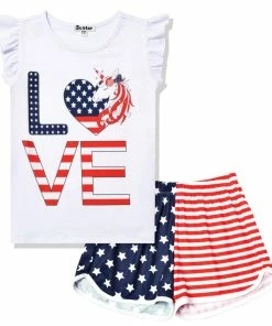 Top 10 👏 PajamaCity 4th July 👧 Girls Pajamas Unicorn Sets Onesie For Kids Unicorn 842 🛒