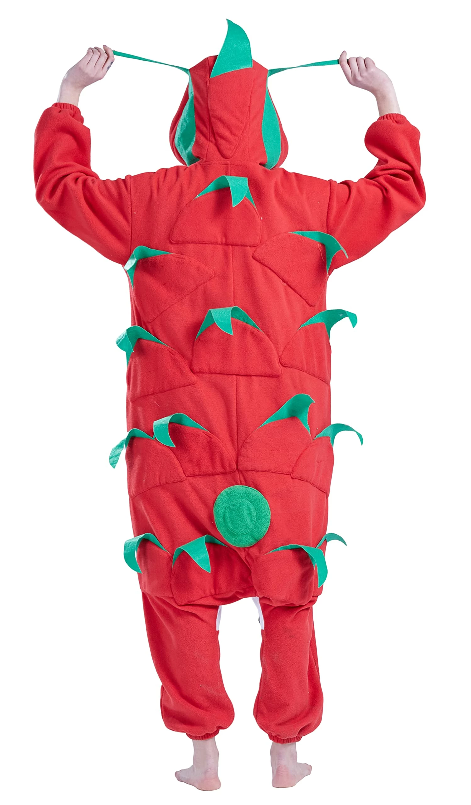 Buy π PajamaCity Unisex Adult Onesies Pajamas, π§ Halloween π Christmas Anime Cosplay Costumes One Piece Homewear Jumpsuit Pitaya Medium π - Image 5