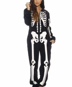 Buy 🎉 PajamaCity 3D Onesie Skeleton Pajama Adult Costume Skeleton ⌛