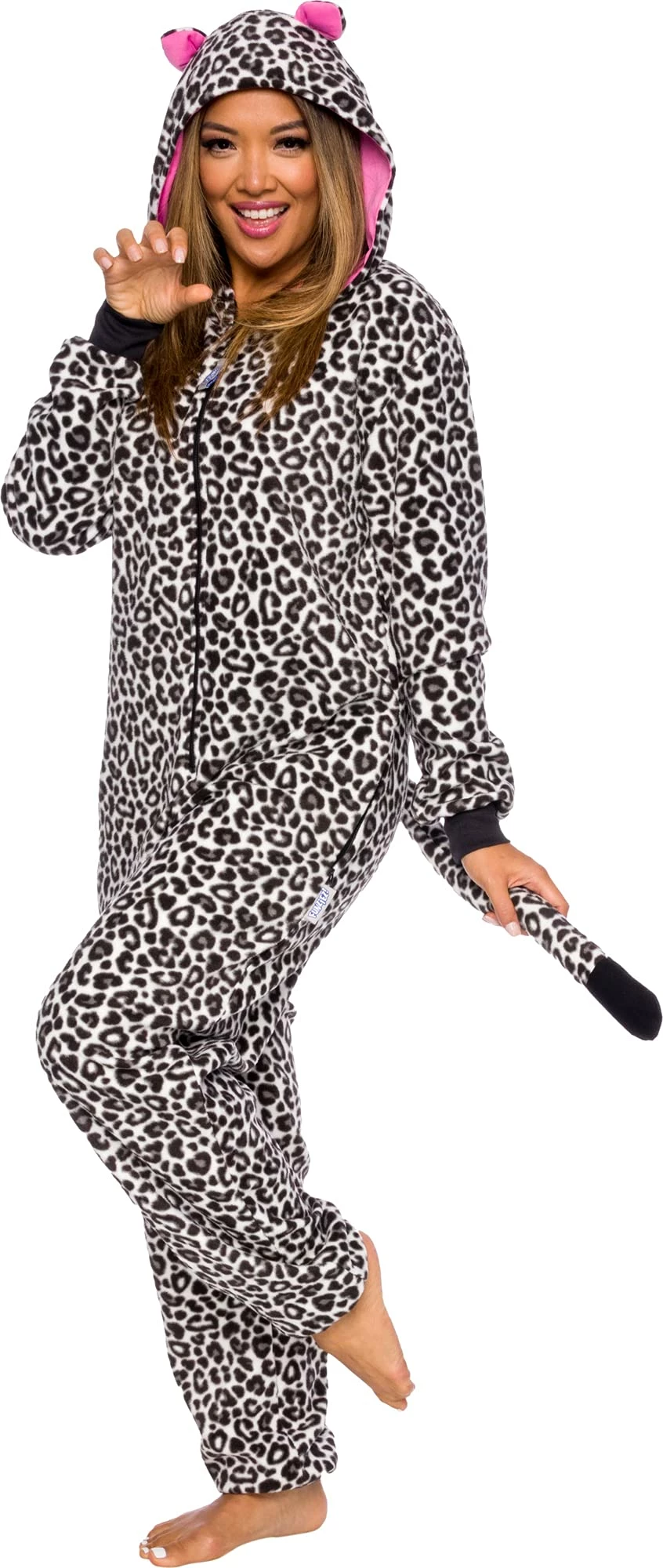 New π― PajamaCity π© Womens Leopard Pajamas - Animal Onesie Pajamas - Slim Fit One Piece - Comfortable Jumpsuit π - Image 15
