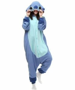 New 😉 DEAGUI Stitch Adult Onesie Costume | Small, Medium, Large ❤️