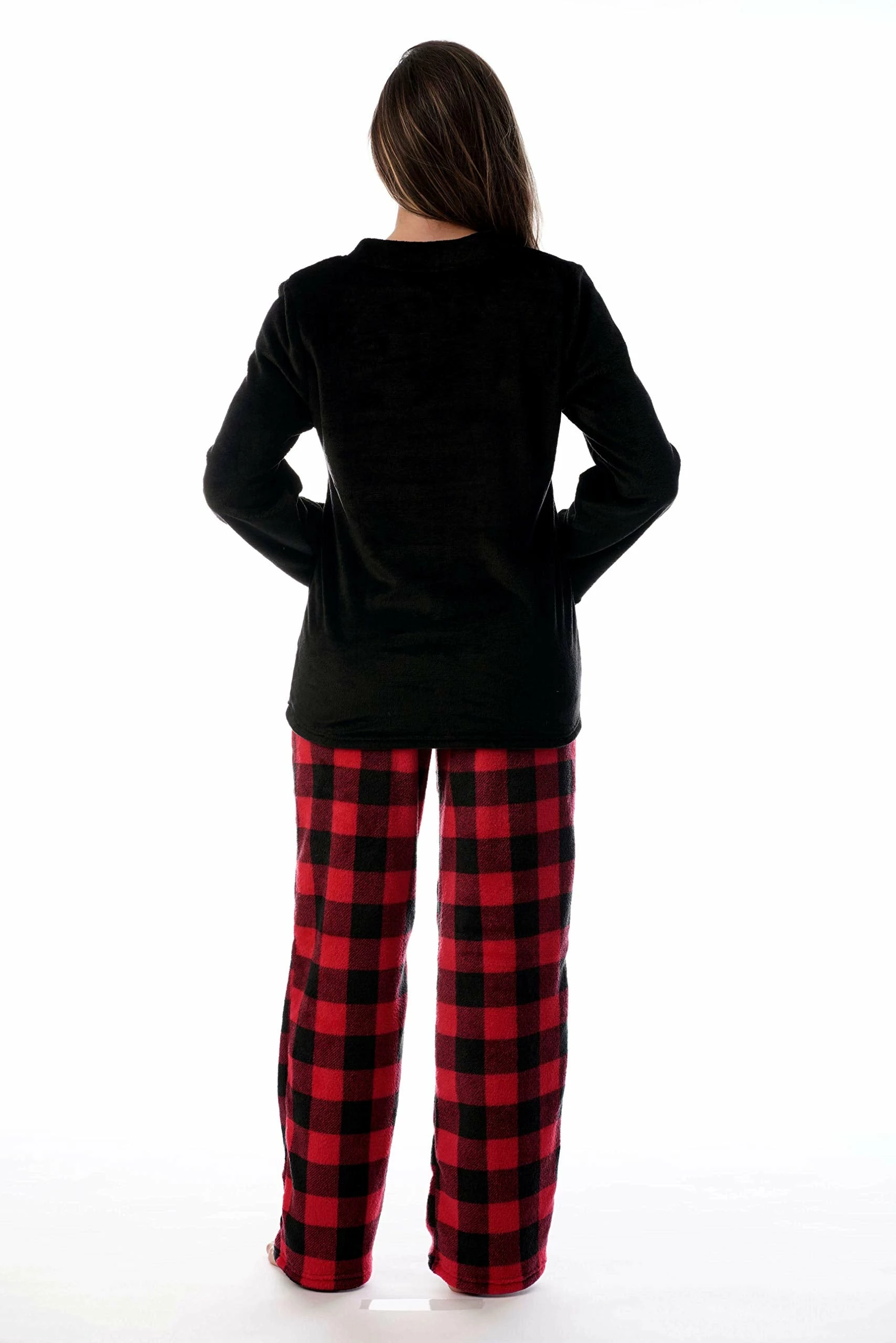 Brand new β Just Love Red & Black Plus Size Pajamas Black - Buffalo Plaid π - Image 3