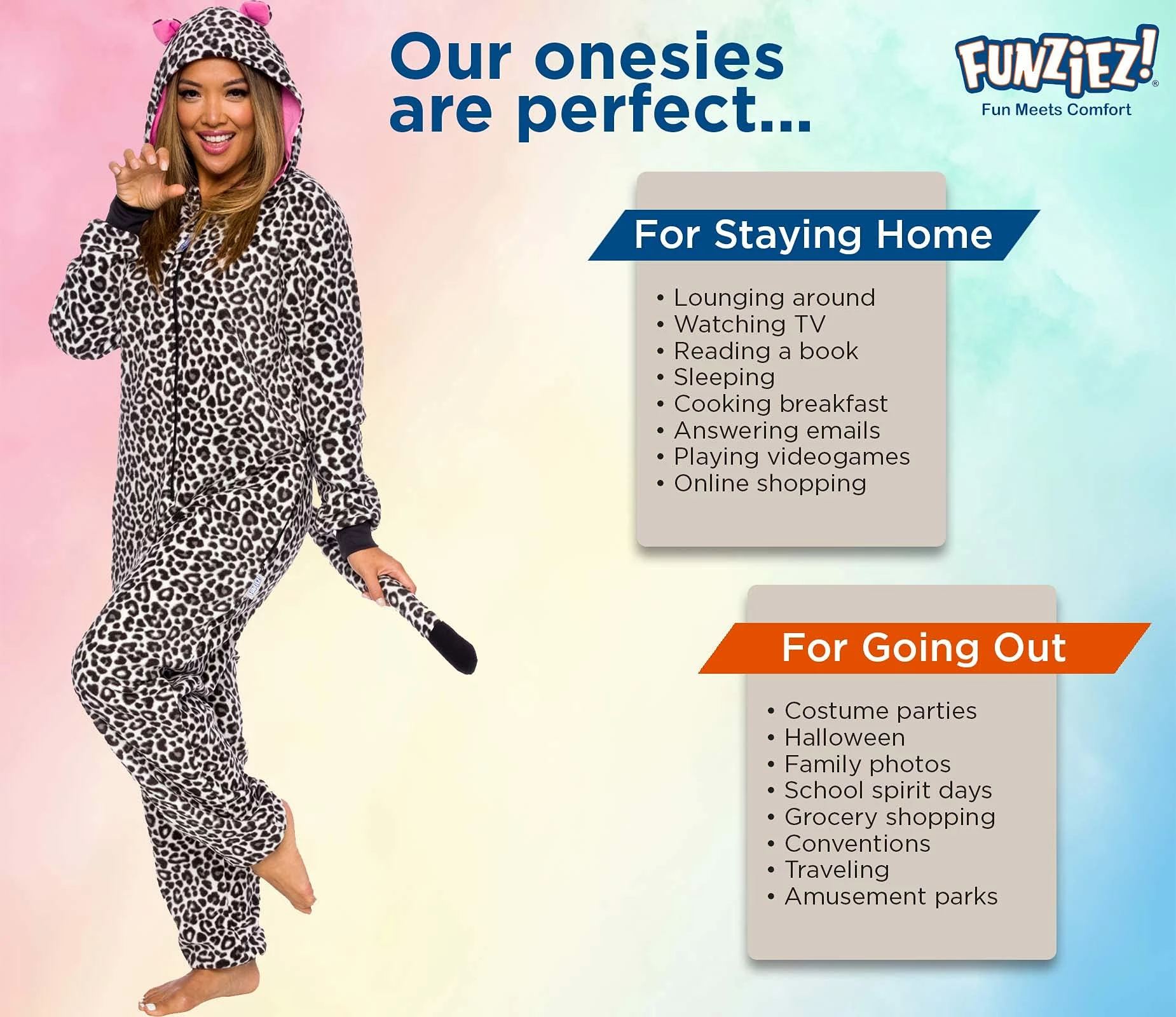 New π― PajamaCity π© Womens Leopard Pajamas - Animal Onesie Pajamas - Slim Fit One Piece - Comfortable Jumpsuit π - Image 19