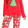 Outlet ???? Just Love Red W/ Green Tree | Adult ???? Christmas Pajamas For ???? Womens | 2X ✨