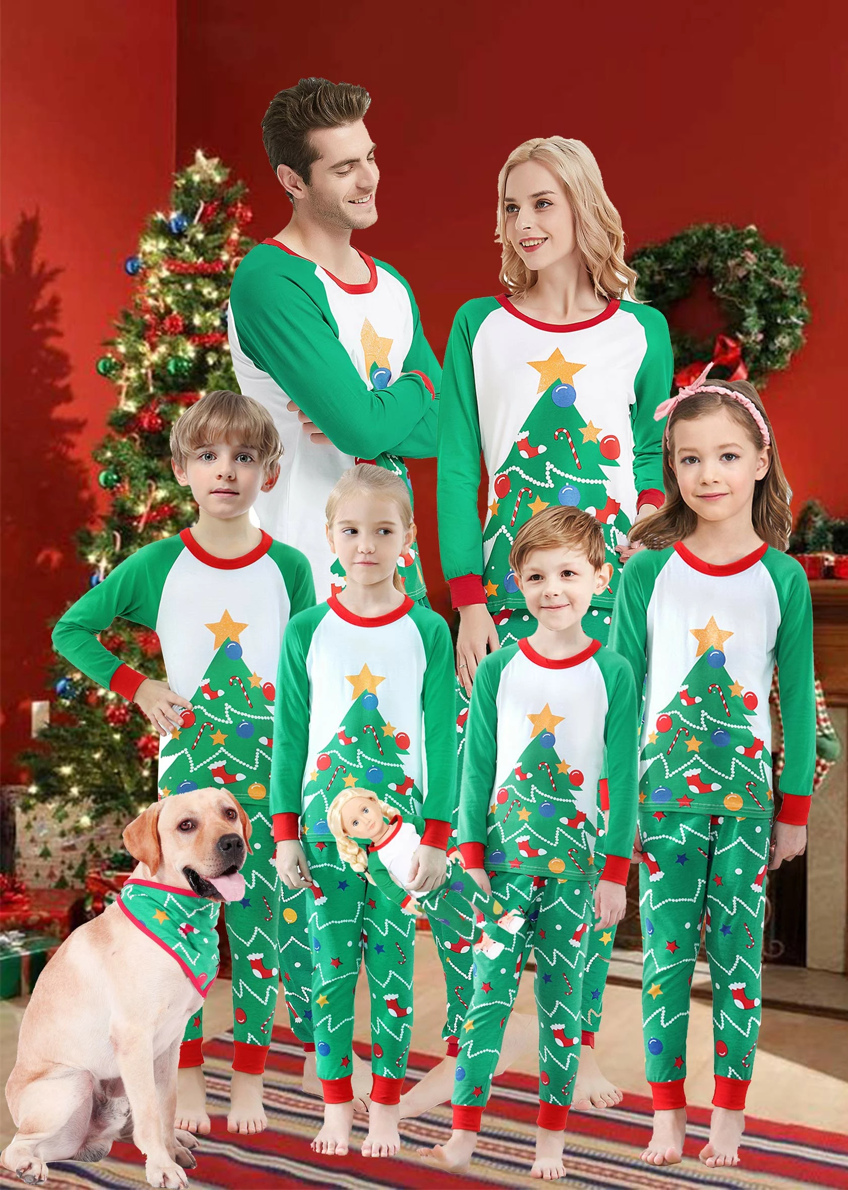 Brand new π₯° Shelry π Christmas Tree Green | Family π Christmas Pajamas | π© Womens-X-Large β¨ - Image 2