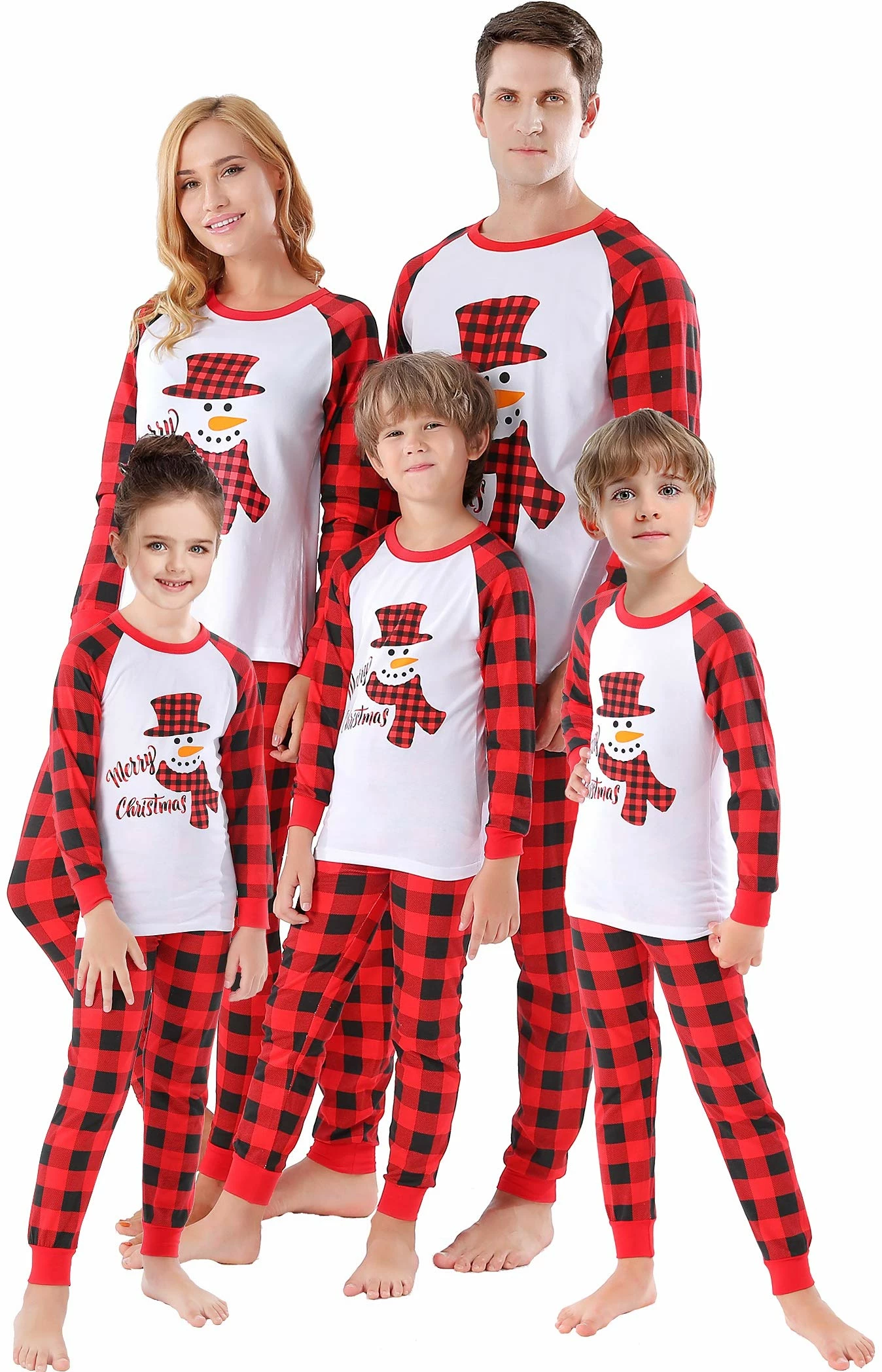 Best reviews of π IF Family Snowman Red & Black | Family π Christmas Pajamas | π© Womens-Small π