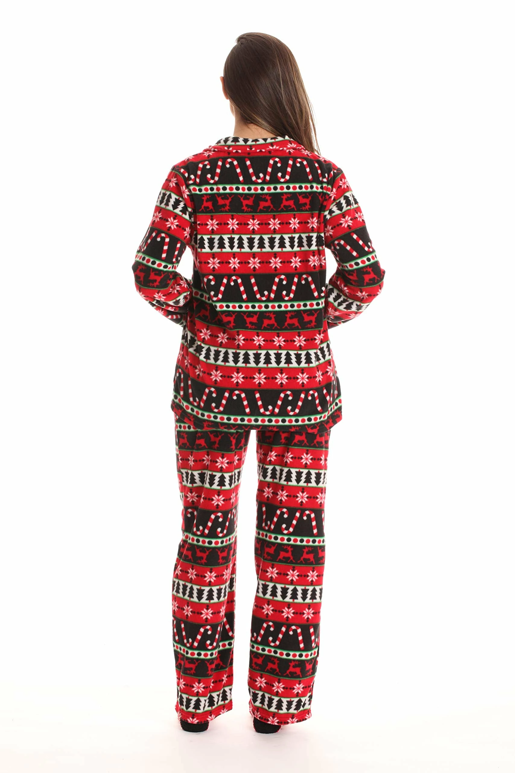 Deals π€© #followme Red π¬ Candy | Adult π Christmas Onesie For π© Womens | X-Large π€© - Image 4