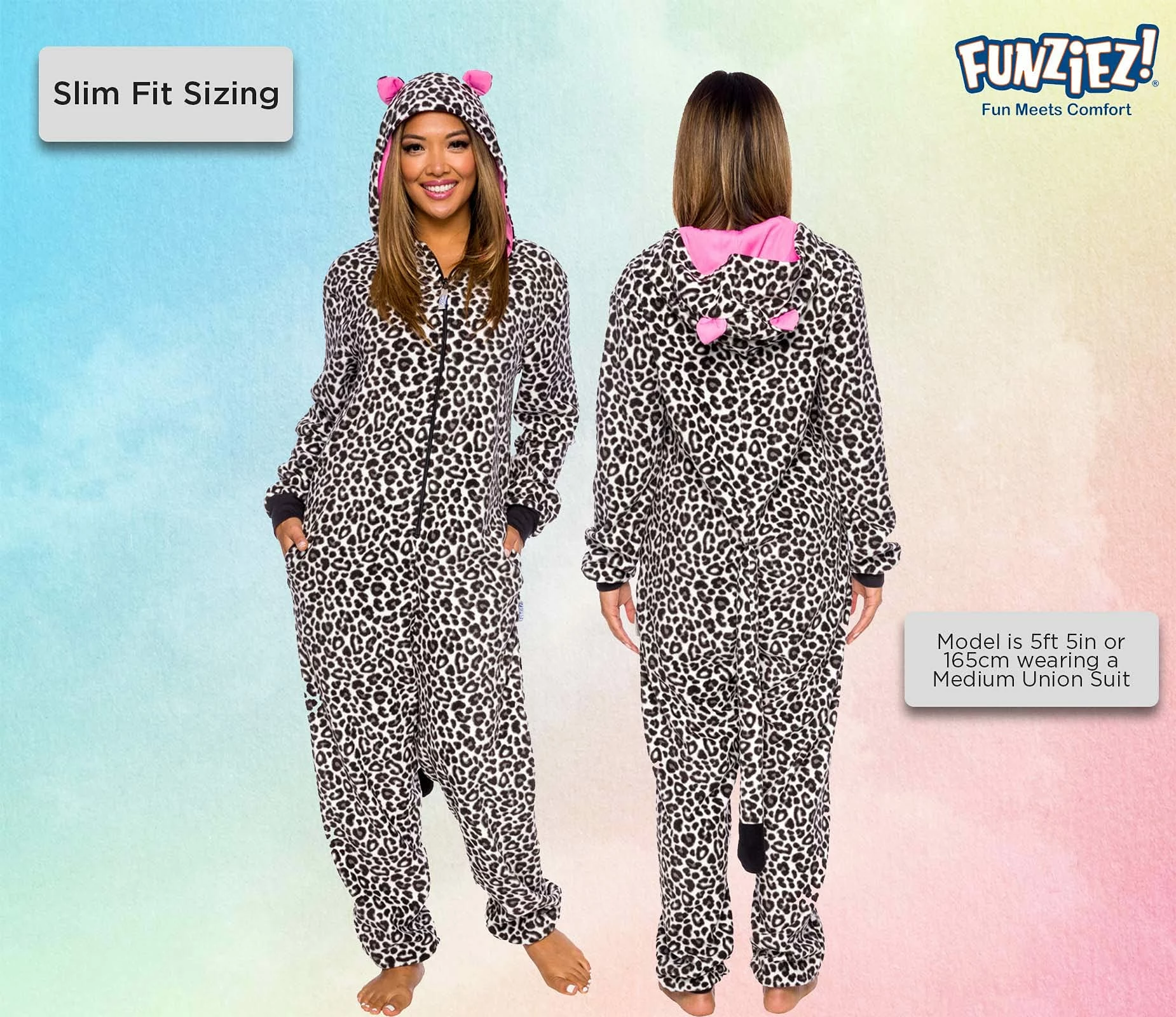 New π― PajamaCity π© Womens Leopard Pajamas - Animal Onesie Pajamas - Slim Fit One Piece - Comfortable Jumpsuit π - Image 17