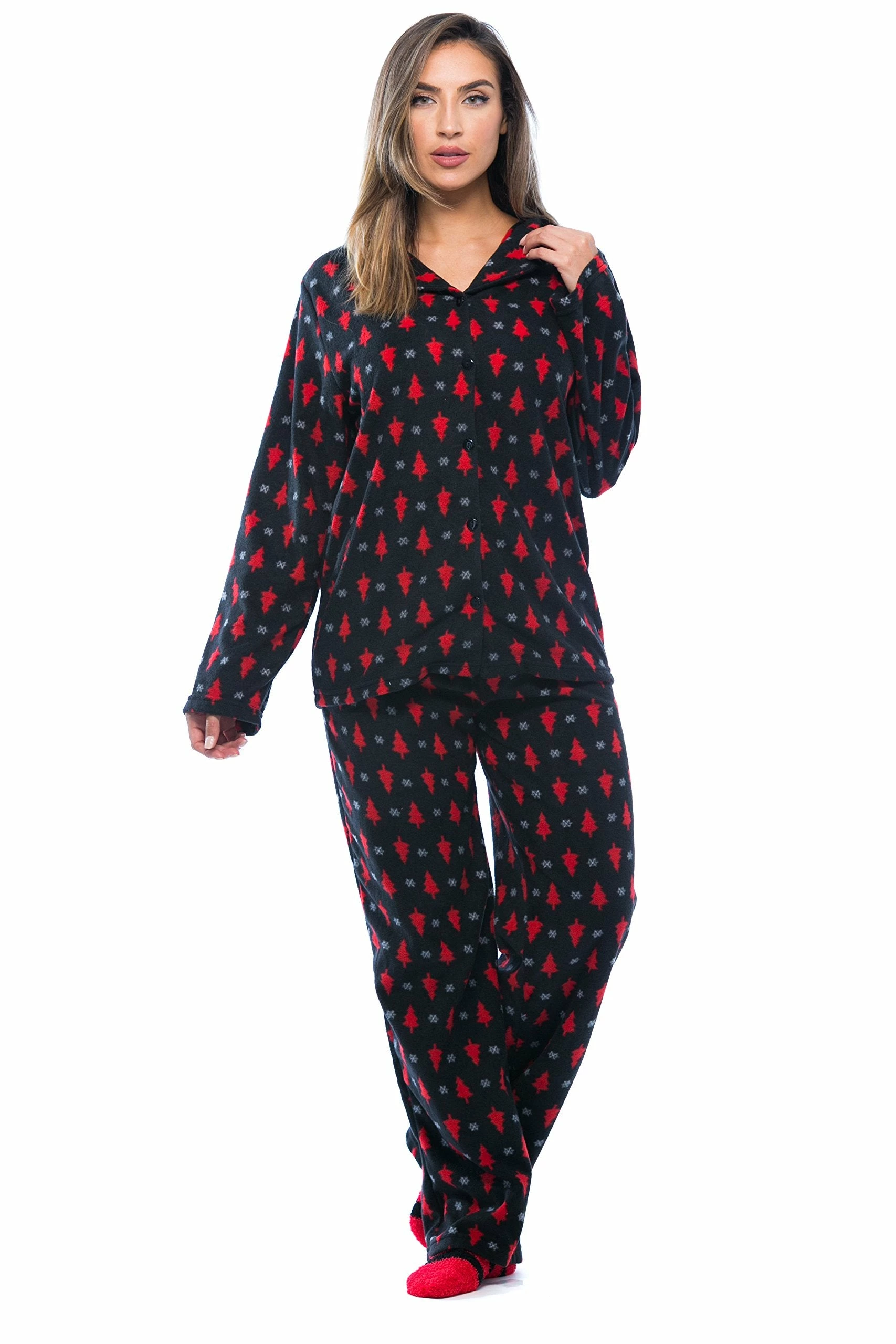 Best Pirce π #followme Red π Christmas Tree | Adult π Christmas Pajamas For π© Womens | 1X π