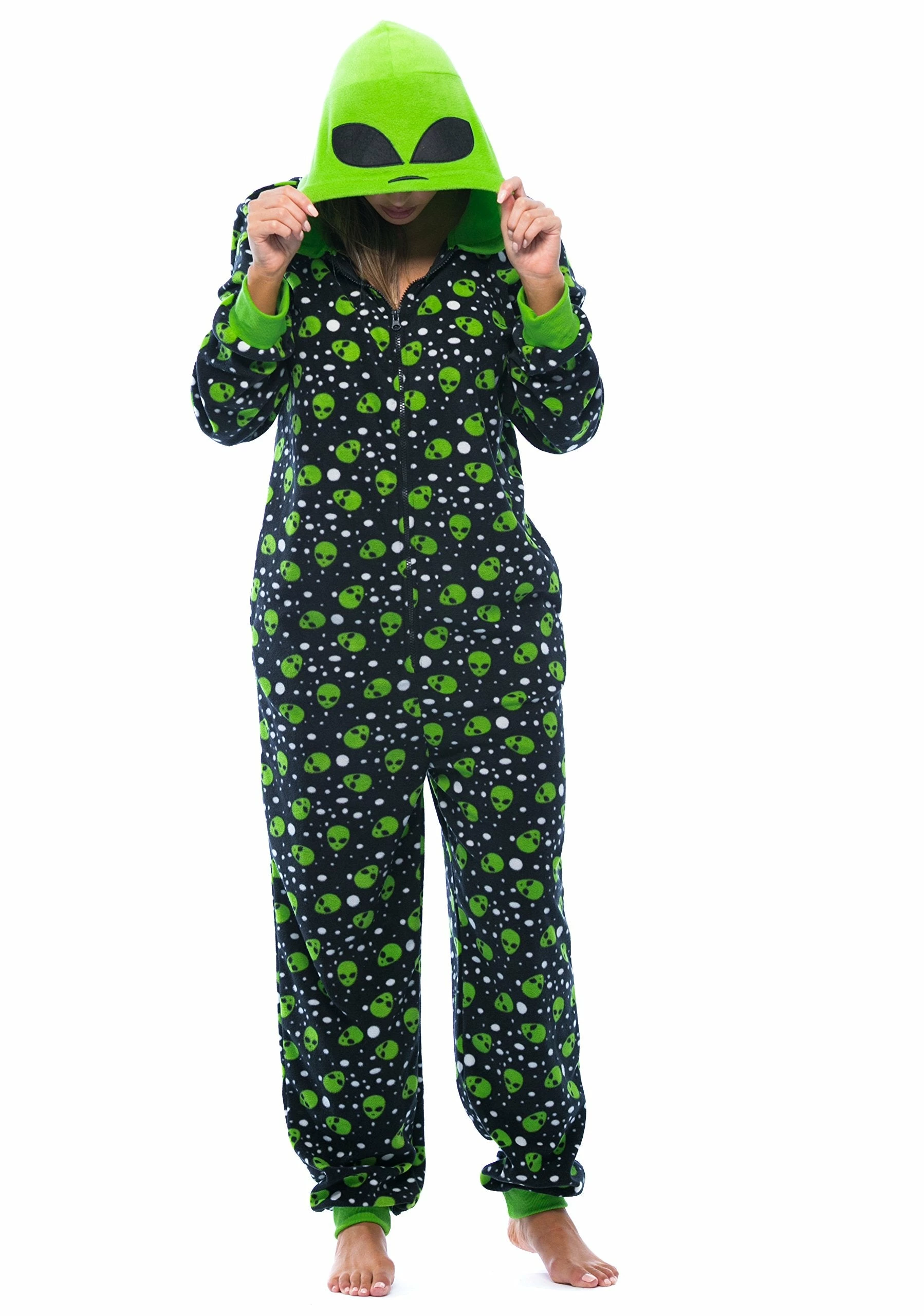 Brand new β¨ Just Love Alien Adult Onesie Costume | Small, Medium, Large Alien π