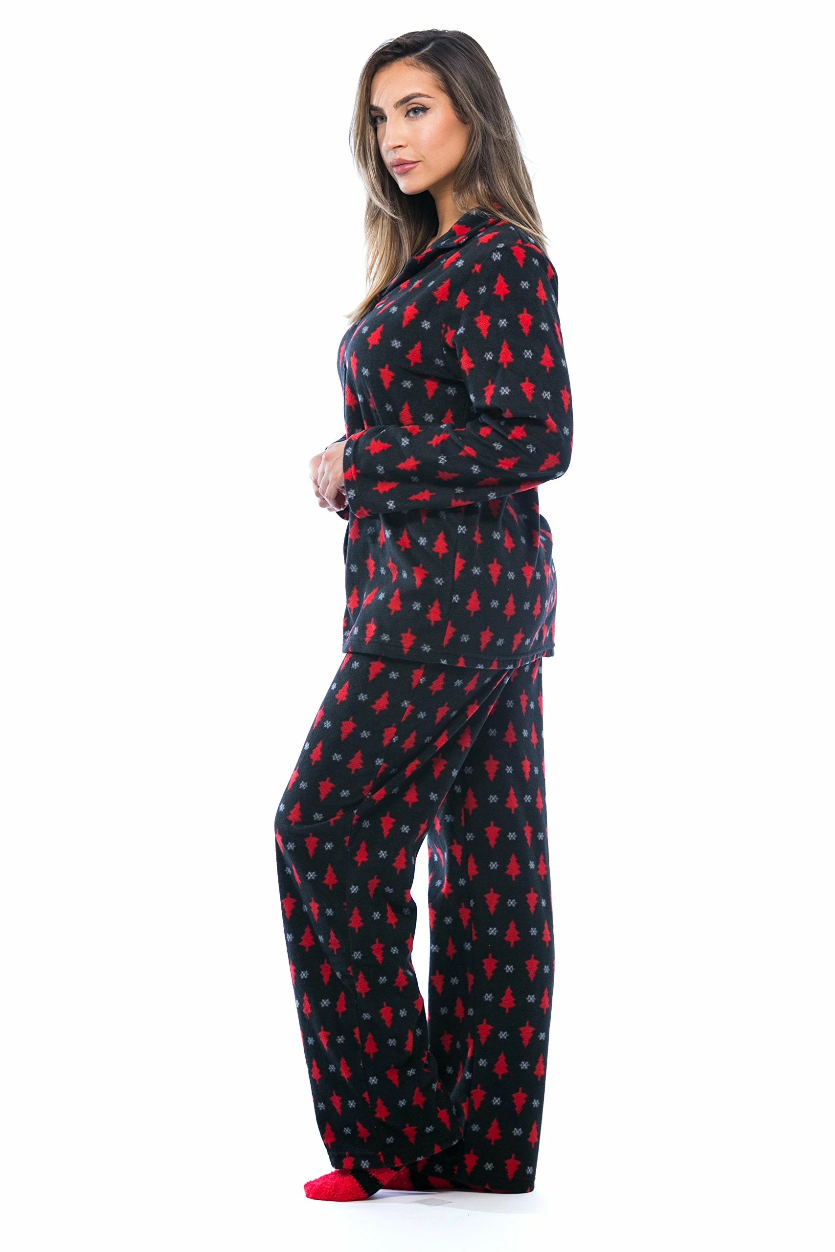 Best Pirce π #followme Red π Christmas Tree | Adult π Christmas Pajamas For π© Womens | 1X π - Image 2